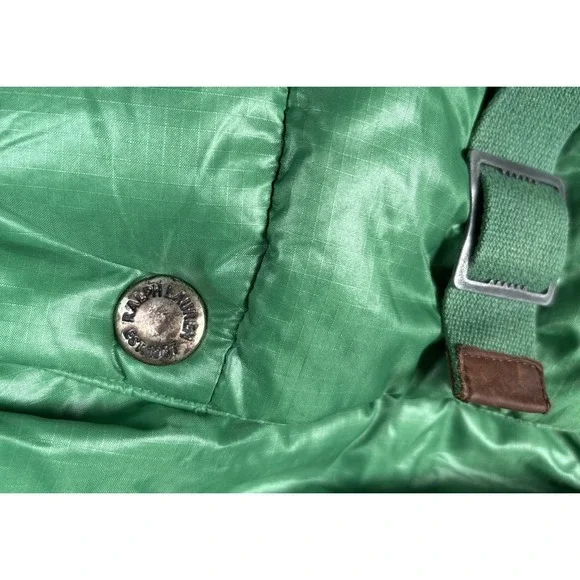 NEW Vintage Polo RALPH LAUREN Detachable Hood Down Jacket Green Mens L NOS
